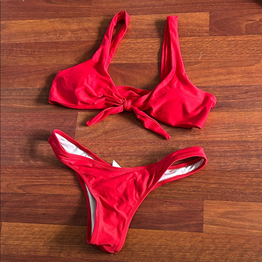 Red Bikini Set